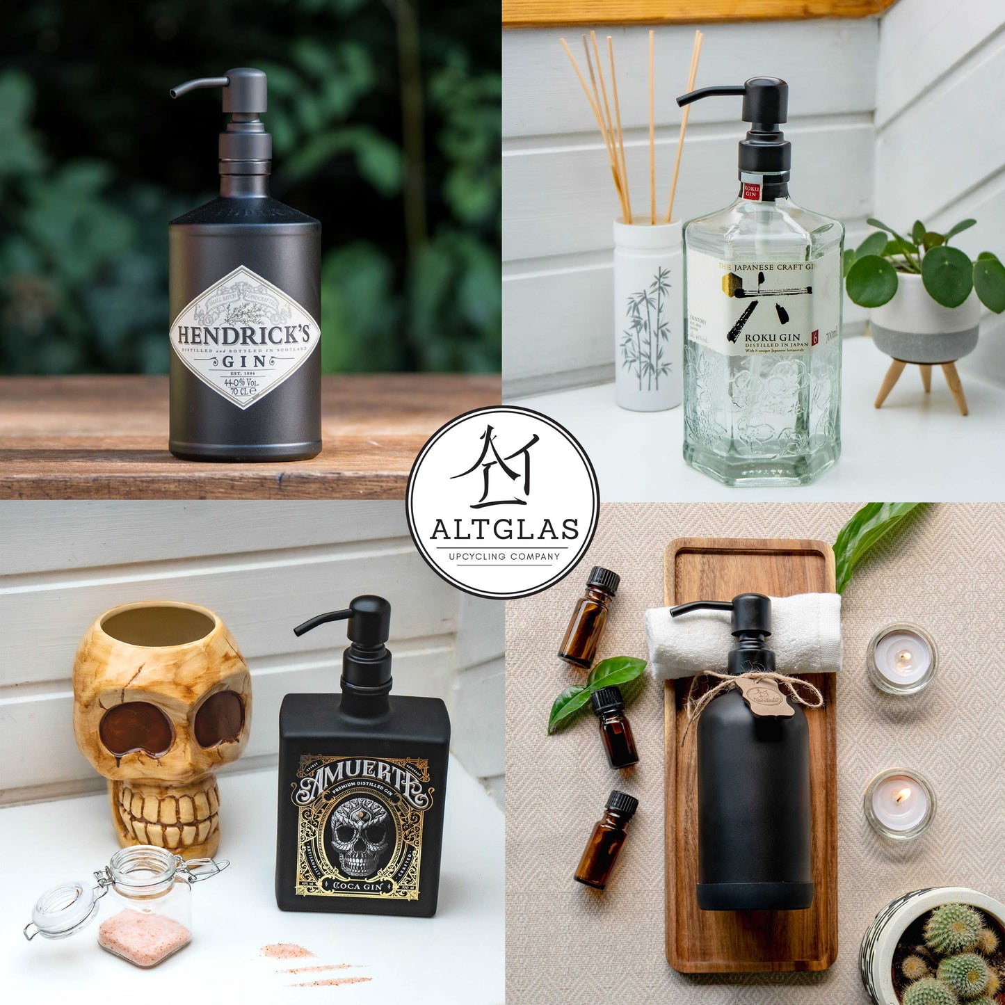 Upcycling soap dispenser pump 'Zagreb'