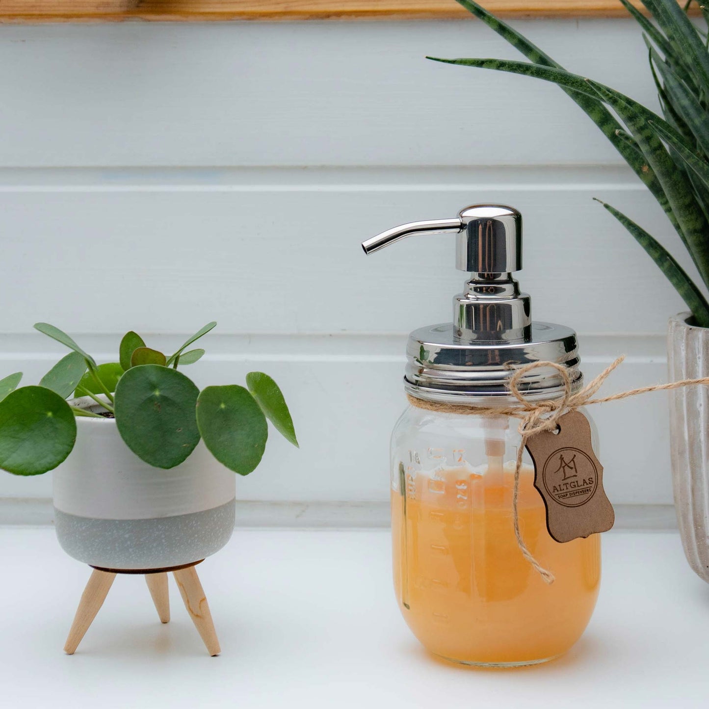 Mason Jar Seifenspender aus Einmach-Glas