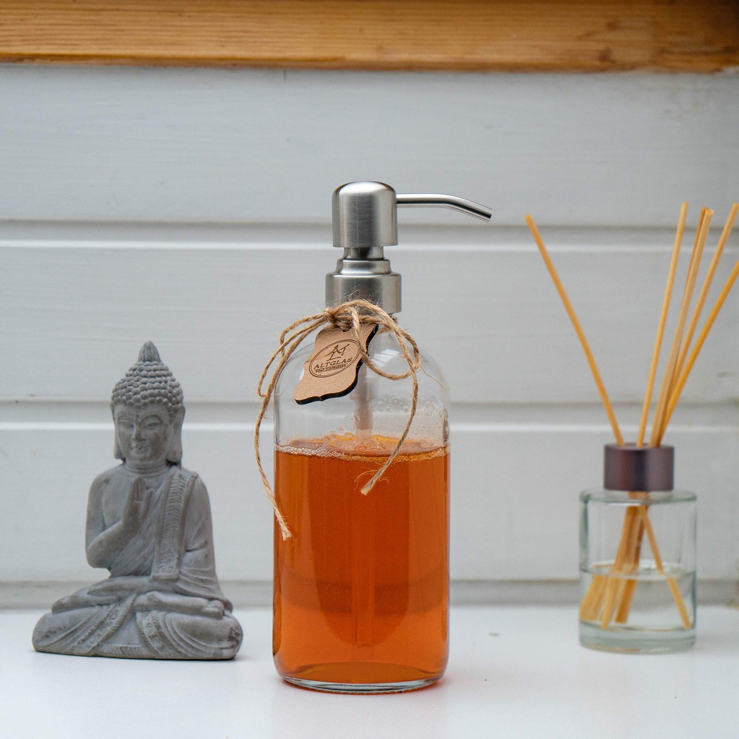 Glass soap dispenser 'Sarajevo'