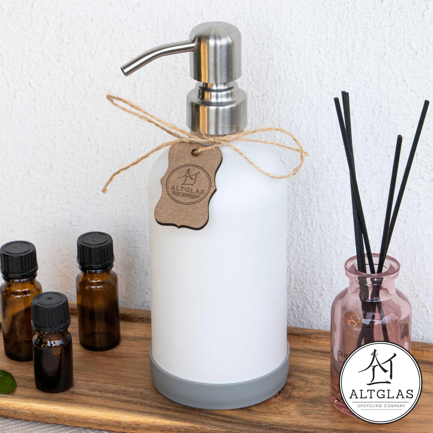 Glass soap dispenser 'Sarajevo'