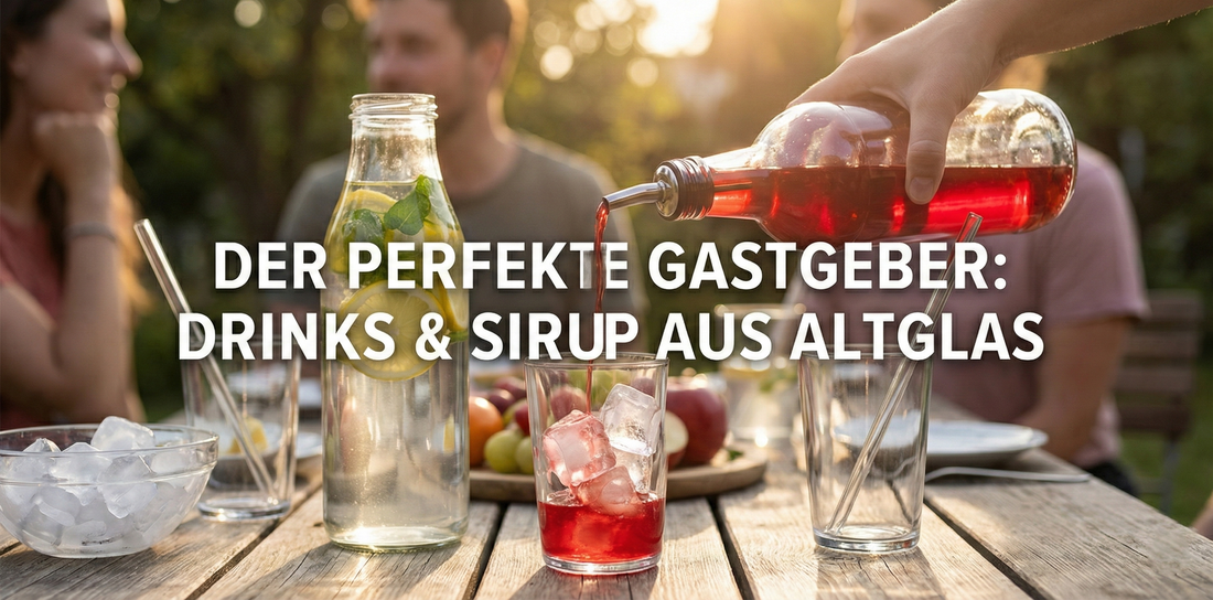 Der perfekte Gastgeber: Drinks &amp; Sirup stilvoll aus Altglas servieren